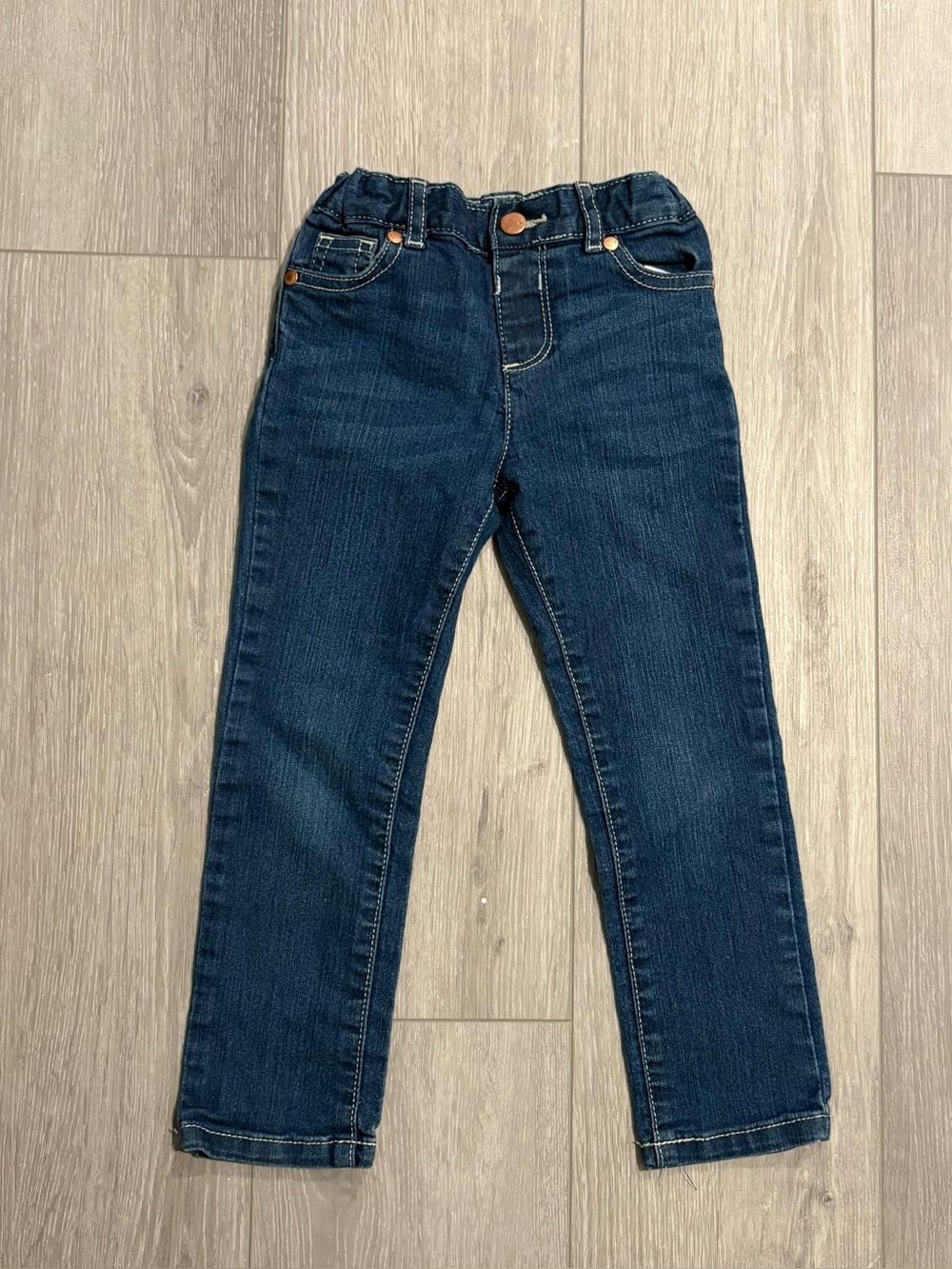 Children’s Place Girls' Dark Blue Stretch Denim Jeans. Size 4 T